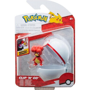 Pokemon - Clip N Go Magby And Premier Ball - PKW3139