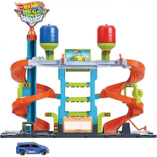 Hot Wheels Mega Πλυντήριο Χρωμοκεραυνών - HDP05
