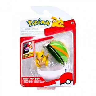 Pokemon Figure Clip 'N' Go Sandshrew with Nest Ball - PKW4161