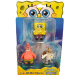 Spongebob Movie 3D Mini Figures 3 Pack - Διάφορα Σχέδια - FK0608