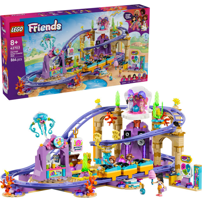 LEGO Friends Mermaid Roller Coaster Ride - 42703