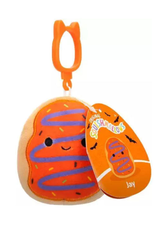 Squishmallows Halloween Λούτρινο Μπρελόκ Jay Donut 9cm - SQCP00257