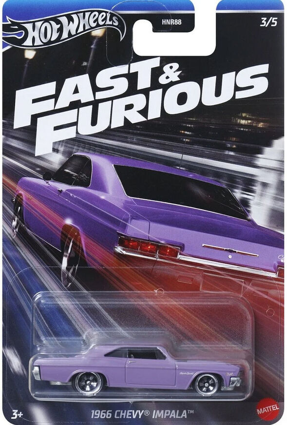 Hot Wheels Premium Fast And Furious 1966 Chevy Impala - HRW53