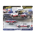 Hot Wheels: Premium Car Culture Team Transport - `63 Chevy Nova `88 Chevy Silverado 3500 VP Racing - HRV42