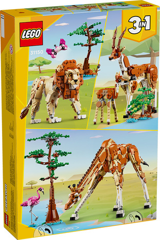 Lego Creator 3in1 Wild Safari Animals - 31150