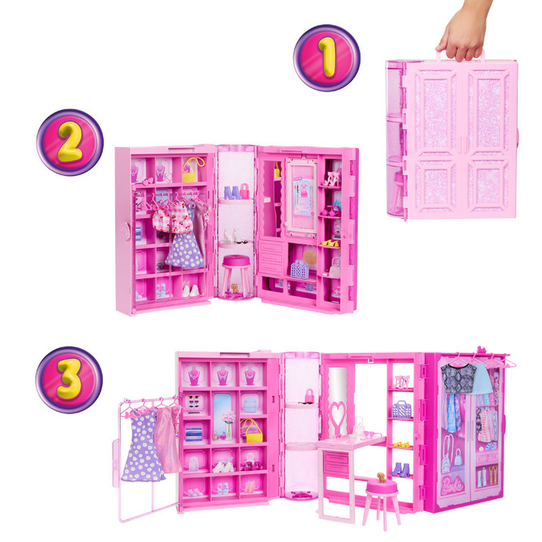 Barbie Ονειρική Ντουλάπα Μόδας - HXD59