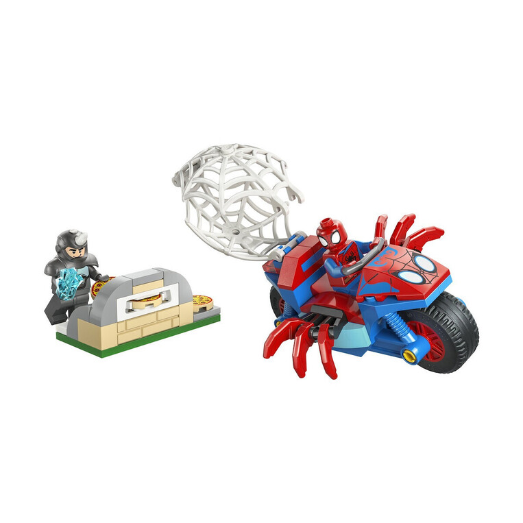 LEGO Marvel Spidey On His Motorcycle Vs. Rhino – 11206