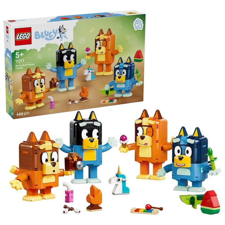 LEGO Bluey Brick-Built Bluey Family - 11217