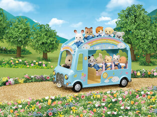 Sylvanian Families Χαρούμενο Σχολικό Λεωφορείο - SF5317