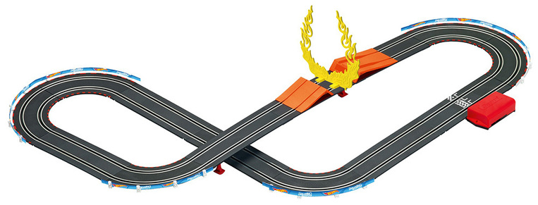 Carrera Go!!! Slot Racing Track Hot Wheels Battery Operated 1:43 - 20063517