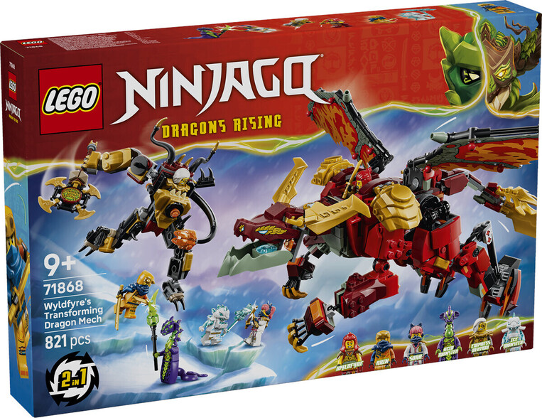 LEGO Ninjago Wyldfyre's Transforming Dragon Mech - 71868
