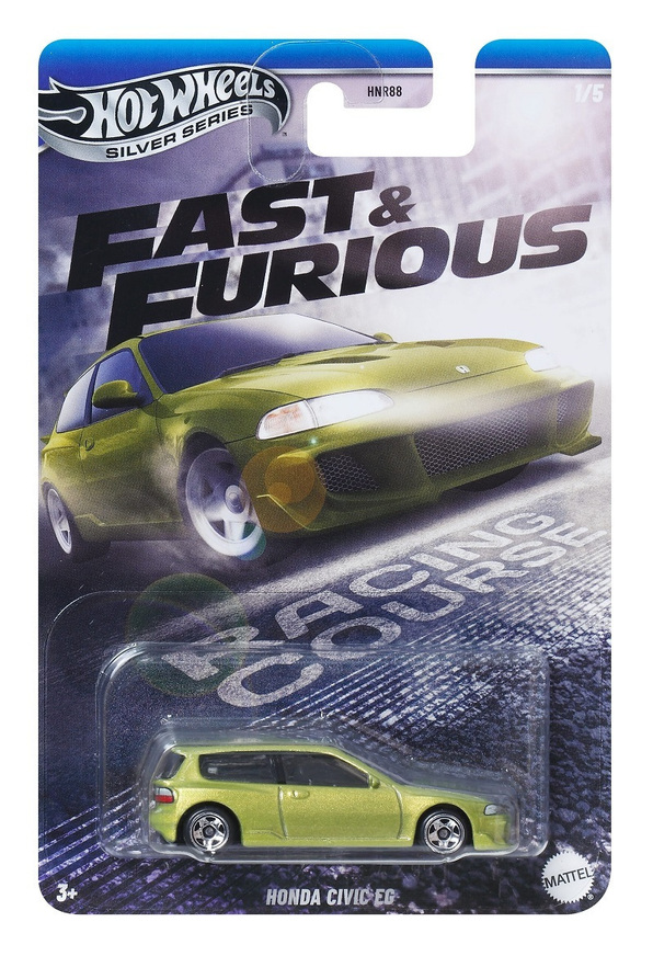 Hot Wheels Premium Silver Series - Fast And Furious  Honda Civic EG - JBY39