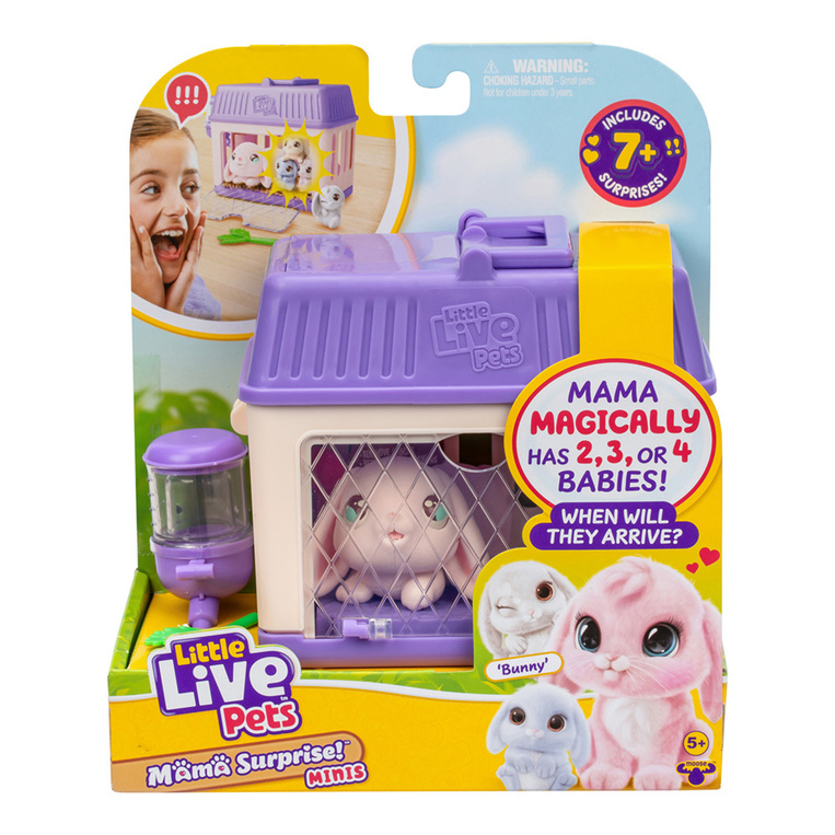 Little Live Pets Mama Surprise Minis Μικρό Ζωάκι Mε Μωρά - 2 Σχέδια - LP304000