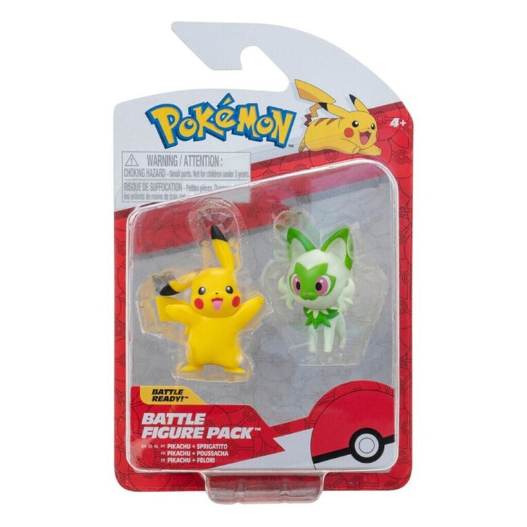 Pokemon - Pikachu & Sprigatito Φιγούρες (6cm) - PKW3358