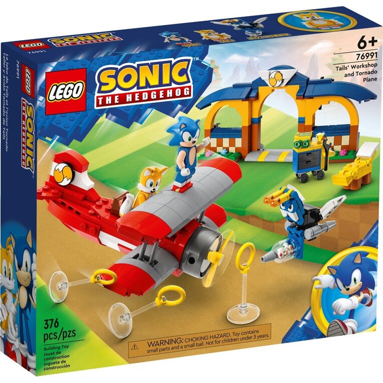 Lego Sonic Εργαστήρι Και Αεροπλάνο Tornado Του Tails - 76991