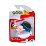 Pokemon Figure Clip 'N' Go Clefairy with Moon Ball - PKW4160