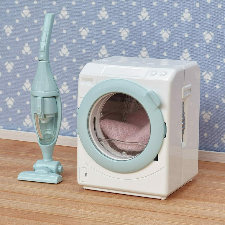 Sylvanian Families Πλυντήριο & Σκούπα - Laundry & Vacuum Cleaner - SF5445