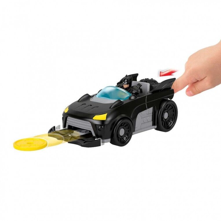 Imaginext DC Super Friends Metal Force Batmobile & Batman Action Figure - JFJ68