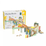 Classic World Wooden Marble Run Construction Set 62pcs - C20211 