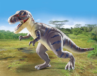 Playmobil Dinos T-Rex & Εξερευνητής Με Μοτοσυκλέτα - 71524