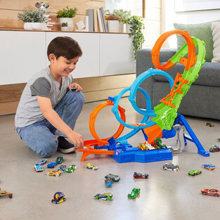 Hot Wheels Action Πίστα Συγκρούσεων Με 4 Λούπ - HXR70