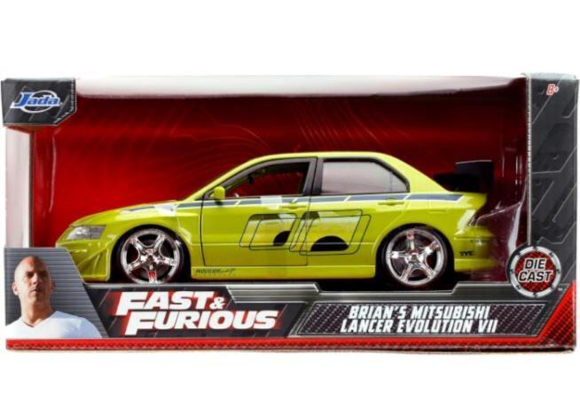 Jada Fast & Furious Brian's Mitsubishi Lancer EVO VII 1:24 - 9399788314