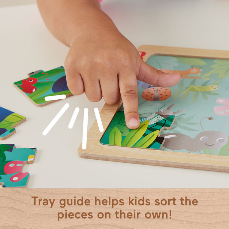 Fisher Price Μίνι Ξύλινο Παζλ Jungle - HXV19