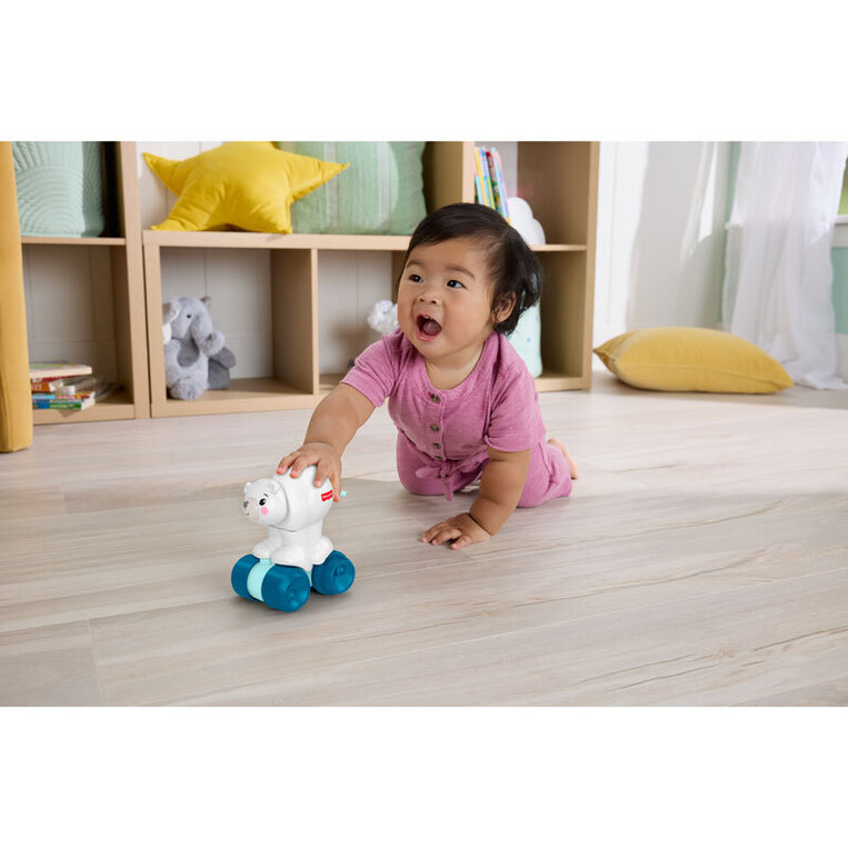 Fisher Price Crawl-After Polar Bear Πολική Αρκουδίτσα Με Κίνηση - JDL63