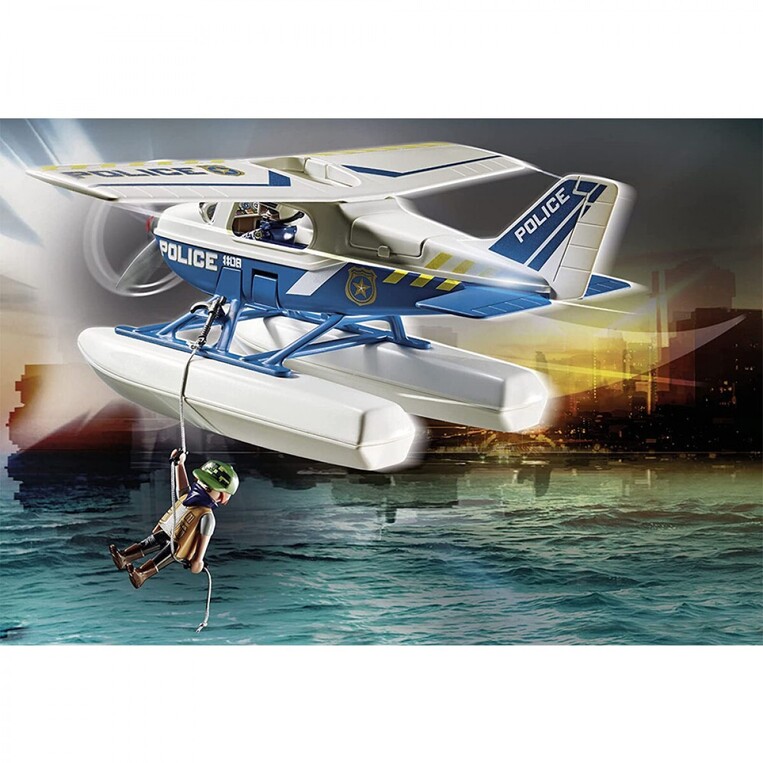 Playmobil Καταδίωξη Λαθρεμπόρου Από Αστυνομικό Υδροπλάνο - 70779