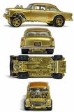HW Premium Thrill Climbers '55 Chevy Bel Air Gasser Chase 0/5 - JKF27 