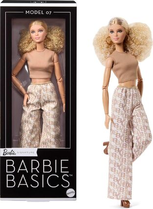 Barbie Signature Basics Model Collector Fashion Doll 06 With Blonde Hair - JJX26