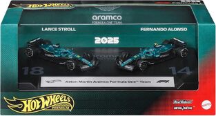 Hot Wheels Premium Aston Martin Aramco Formula 1 Set Of 2 - JMN00 