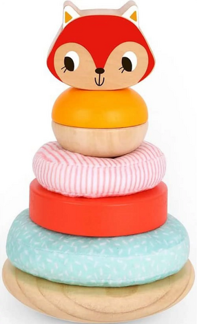 Tooky Toys Πύργος Αλεπού Από Ξύλο & Ύφασμα - TH826