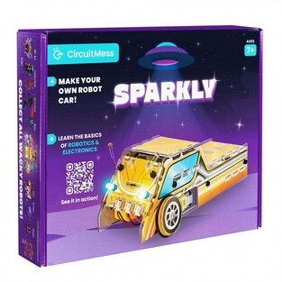 CircuitMess Sparkly DIY Robot Car - 3859894145109