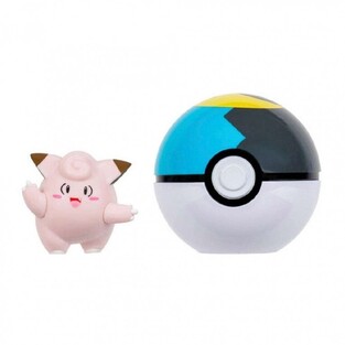 Pokemon Figure Clip 'N' Go Clefairy with Moon Ball - PKW4160