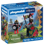 Playmobil Knights Αρχηγός Ιπποτών Δράκων και Πολεμιστής - 72118