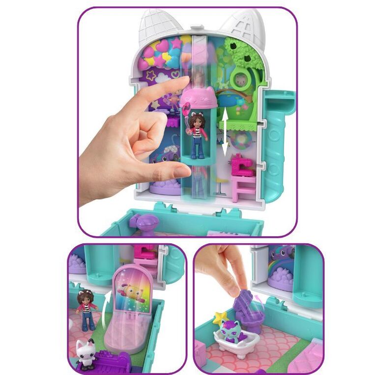 Polly Pocket x Gabby's Dollhouse Μίνι Κουκλόσπιτο - JFV02