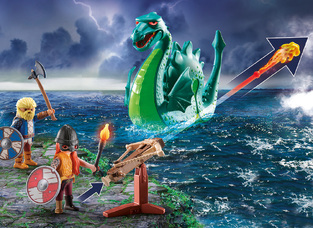 Playmobil Πολεμιστές Βίκινγκς Και Θαλάσσιο Τέρας - 71830
