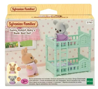 Sylvanian Families Sunny Rabbit Baby's Bunk Bed Set - SF5780