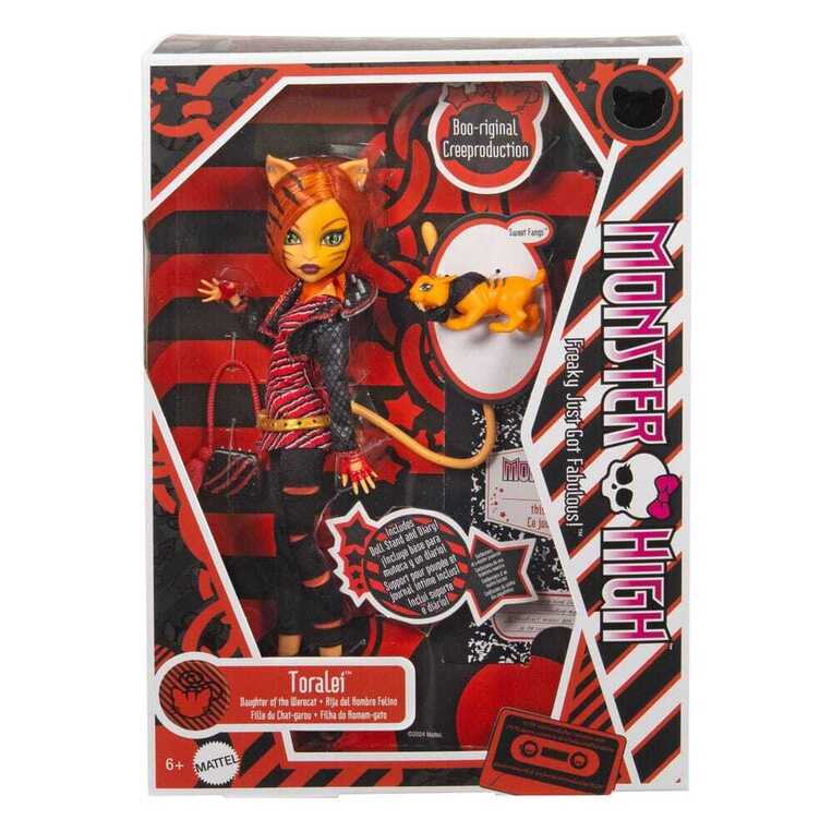 Monster High Boo-riginal Creeproduction Doll Toralei 25 cm - HYV91