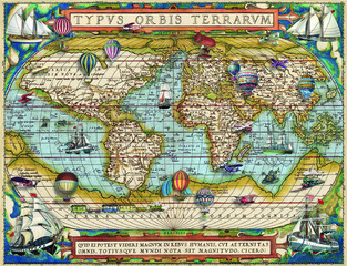 Ravensburger παζλ 2000 τεμ. Χάρτης Του Κόσμου - 05-16825