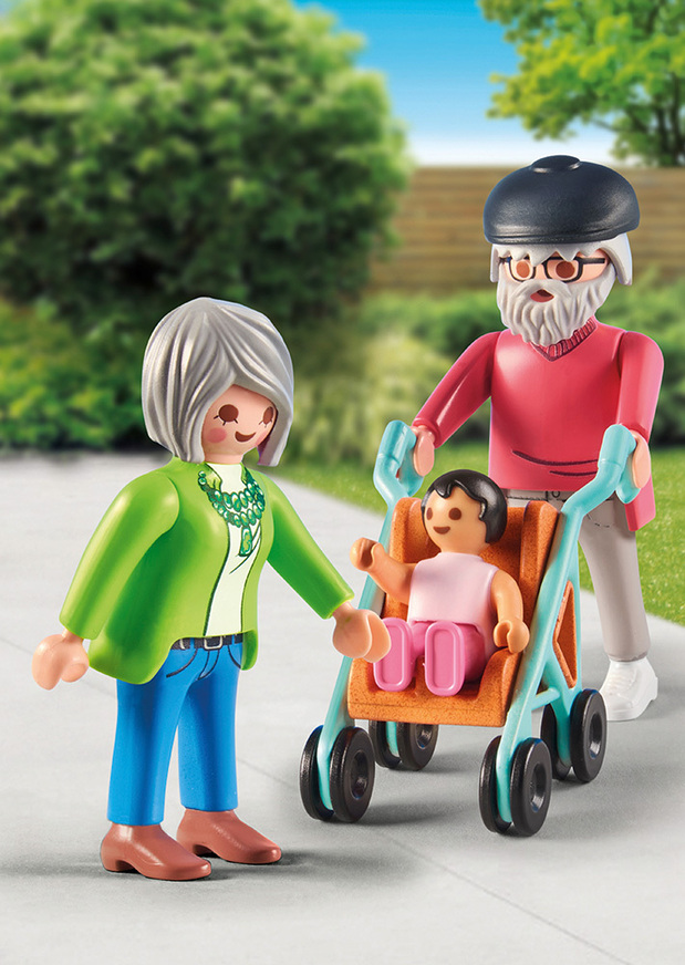 Playmobil My Life Παππούς Και Γιαγιά Με Μωρό - PL71613