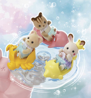 Sylvanian Families Baby Mermaid Castle - Κάστρο Για Γοργόνες Μωρά - SF5701