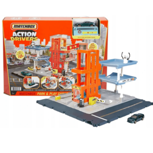 Matcbox Action Drivers Parking Garage Μεγάλα Σετ Δράσης - HBL60