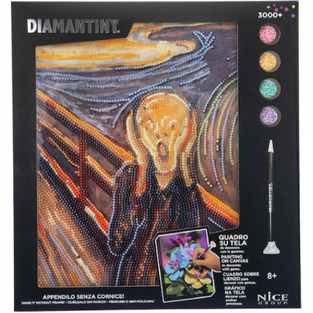 Diamantiny Ψηφιδωτό με Διαμάντια - The Scream - GRAF96708