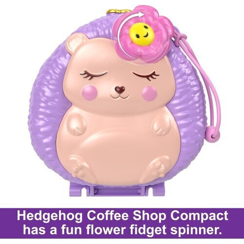 Polly Pocket Hedgehog Coffee Shop Compact - HRD37