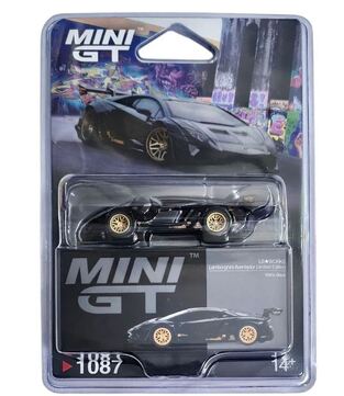 Mini GT 1:64 LB Works  Lamborghini Aventador Limitied Edition Matte Black - MGT01087BL