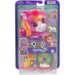 Polly Pocket and Adventures Compact Play Set Pony Rodeo Compact - JCR39