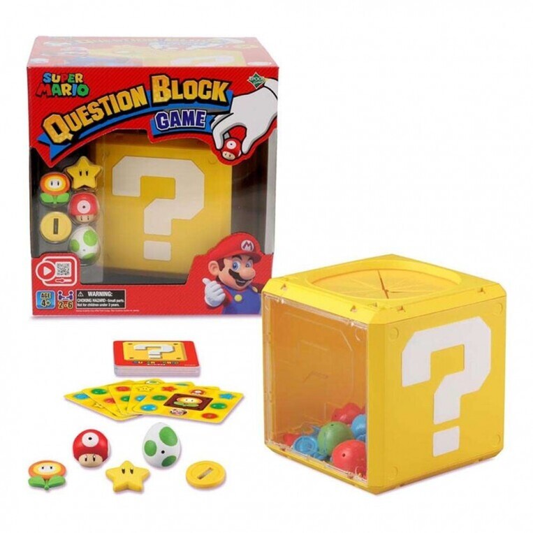 Επιτραπέζιο Παιχνίδι Super Mario Question Block Game - SM7556
