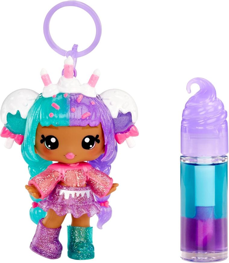 Yummiland Lip Gloss Doll: Mystery Color Change - Carly Cakepop - 546108EUC